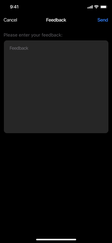 Submit Feedback